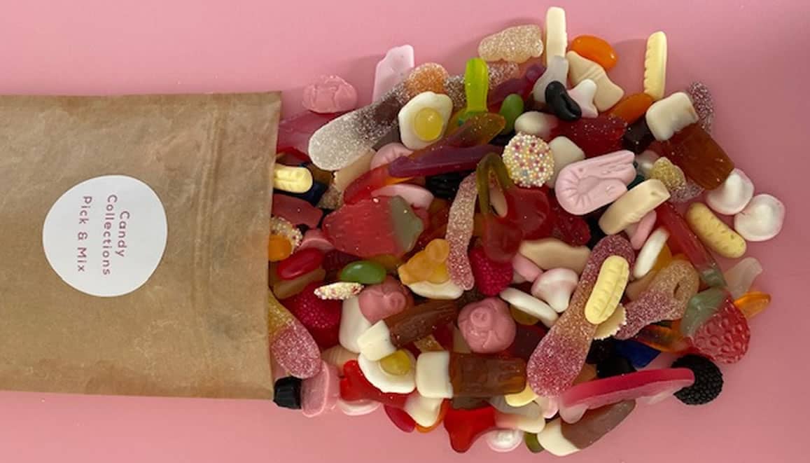 boxes of pick and mix sweets